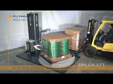 Wulftec SMLCA-277 / Automated conveyorized stretch wrapper