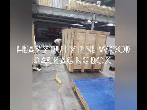 Heavy Duty Pine Wood Packaging Box