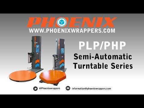 Phoenix PHP/PLP Semi Automatic Turntable Pallet Wrappers