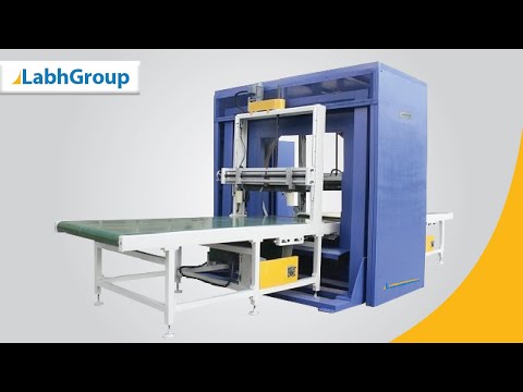 Horizontal stretch film wrapping machine | Automatic stretch film wrapping machine | Labh Group