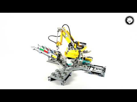 LEGO Palletizer Robot Arm is perfect for your next Trade Show Booth