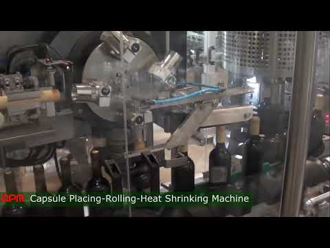 Capsule Placing Rolling Heat Shrinking Machine