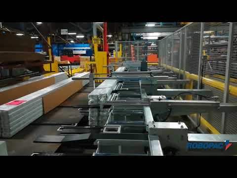 Spiror automatic high speed horizontal stretch wrapper - Bonnel Aluminum - Robopac USA