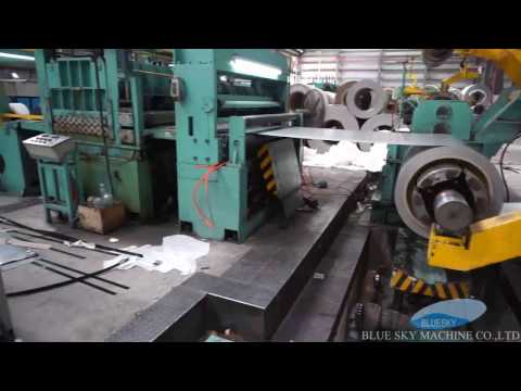 Coil Slitting And Cut To Length Two In One Machine