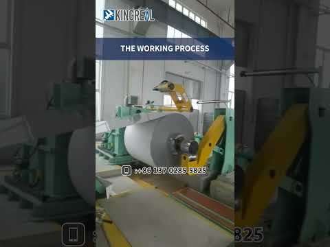 KINGREAL Coil Slitting Machine, Copper, Aluminum, Steel, Stainless Sheet Slitter Production Line