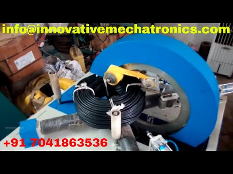 pvc flexible wire insulated wire &amp; cable wrapping machine and packing machine