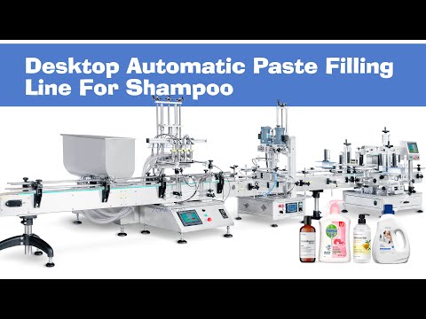 How To Use ZS-FAL180D8 Desktop Automatic Paste Filling Line For Shampoo