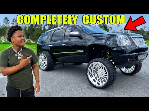 2010 GMC Yukon on BAGS 26x16&#039;s | Tahoe on MAXTRAC LIFT KIT *Lifted Squatted Truck*