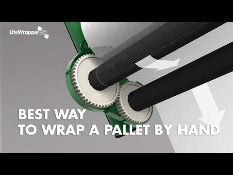 The best way to wrap a pallet by hand - LiteWrapper CL