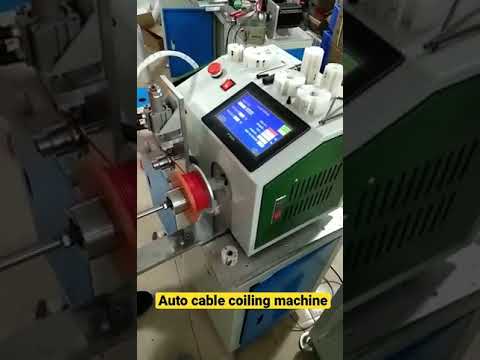 Auto cable coiling machine winding cable machine