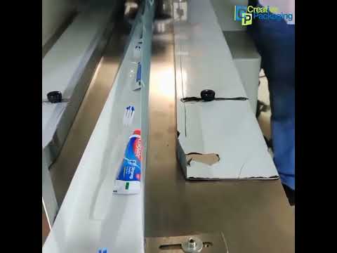 Tooth Paste and Brush packing | Horizontal flow wrapper system #shorts #viral