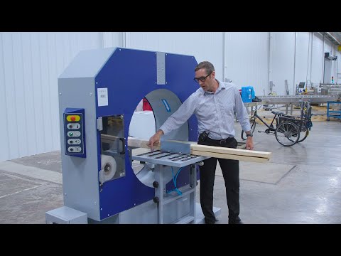 How to Setup a Robopac Horizontal Stretch Wrapper - Robopac Demonstration