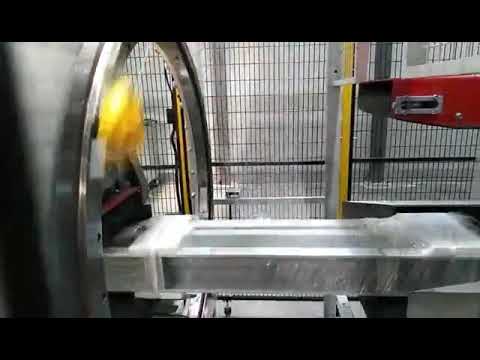 Automatic Orbital Stretch Film Wrappers Machine video youtube