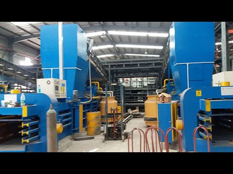 Economic carton baler Automatic Vertical Cardboard Baler