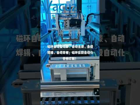 Common Mode Toroidal Coil Inductor Automatic Pin Forming Cutting Peeling Tin Soldering Machine Line