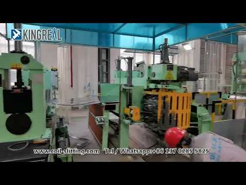 Double Blade Steel Coil Slitting Machine, Slitter Production Line Working In Turkey Factory