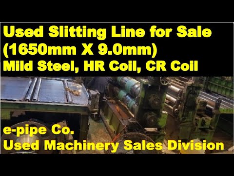 Used Slitting line. Slitting Line. Used Coil Slitting Machine.중고 슬리팅라인. 매매.알선.상담.수출입대행.