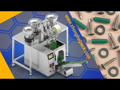 Automatic Screw Washer Plastic Wall Plug Packing Machine