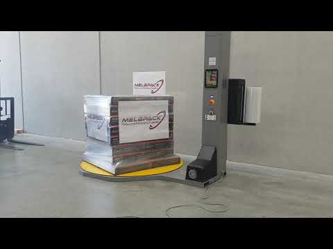 Semi automatic pallet wrapping machine