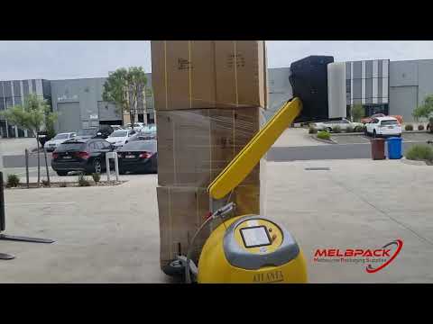 Battery pallet wrapper mobile - Robotic Stretch wrapper