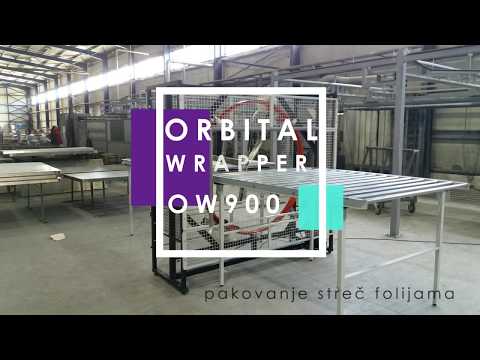 Horizontal orbital stretch wrapping machine OW900