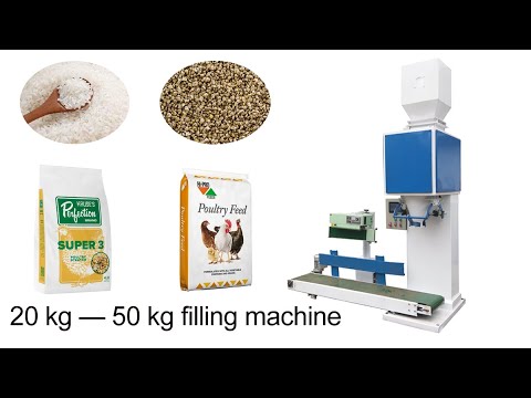 Automatic filling packing machine for 25kg 50kg bags