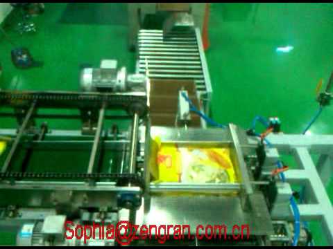 Automatic rice bag packing machine (Carton packing line )