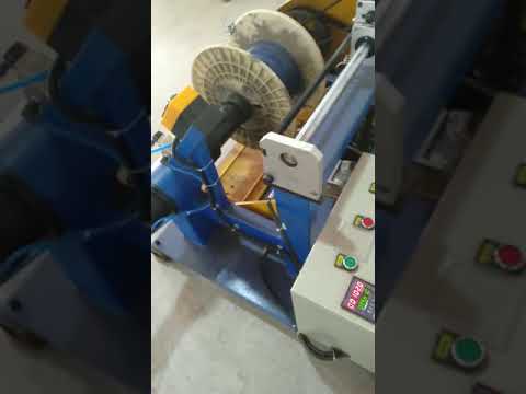 cable wire coiling and winding machine with counter meter