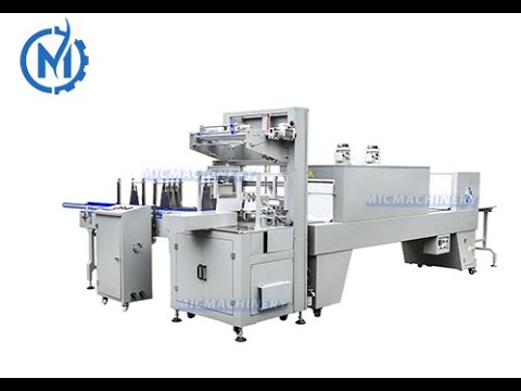 Shrink Packaging Machine: how to shrink packaging bottles ( Shrink Packing Machine, 8-10 pcs/min )