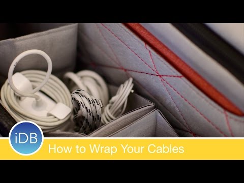 How to Properly Wrap Your Cables &amp; Keep Your Bag Organized - Headphones, MagSafe, etc