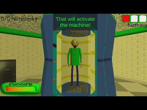 Baldi&#039;s Basics Classic Remastered: Baldi&#039;s shrink machine!