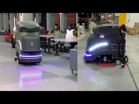 Avidbots Neo the Autonomous Floor Cleaning Robot Navigating Facilities