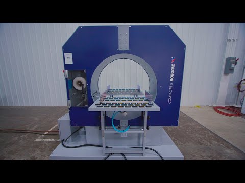 RoboPac Compacta9 Semi Automatic Horizontal Ring Wrapper Demo