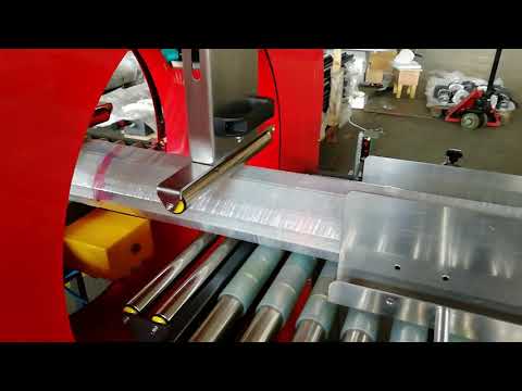 orbital wrapping machine horizontal stretch wrapping machine for long board &amp;long box&amp;steel profile