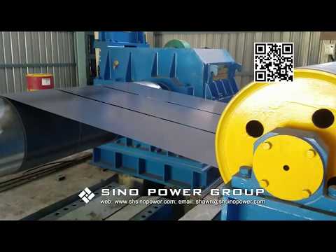 SP0.2-2.5x1600 PPGI metal strip slitter steel coils slitter steel coil sheets coil slitting machine