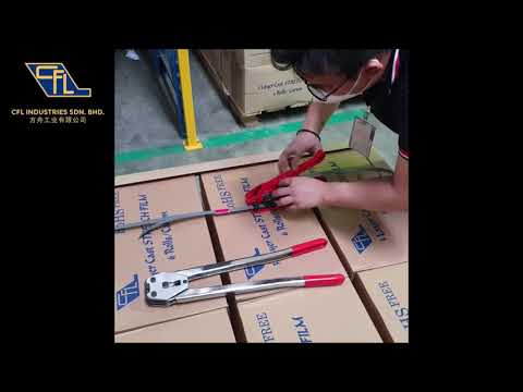 CFL Industries - Manual Steel Strapping Tool Demonstration