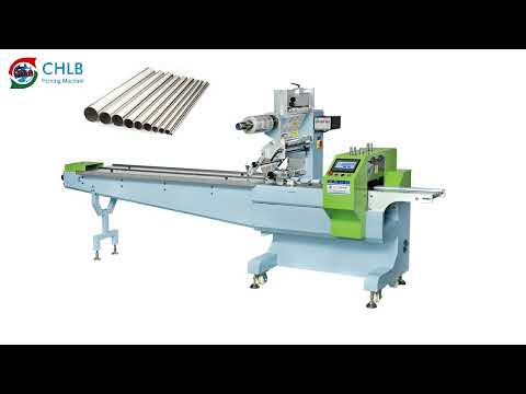 [CHLB-Pack] Stainless steel tube pipe full servo horizontal flow packing machine CB-300SG