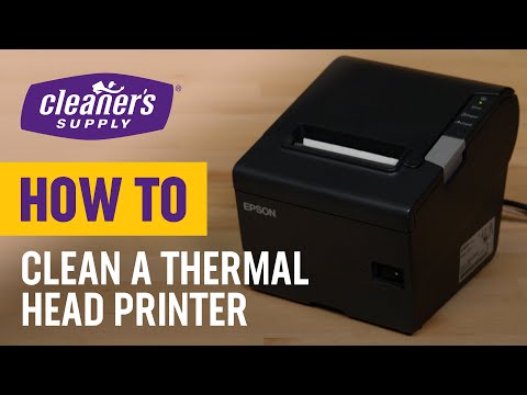 How To Clean A Thermal Head Printer