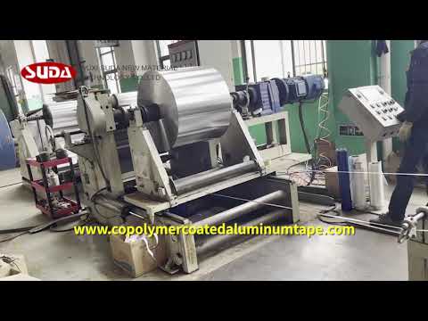 Slitting production line of copolymer coated aluminum tapes