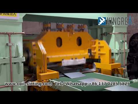 KINGREAL high quality automatic steel coil slitting machine , slitting line