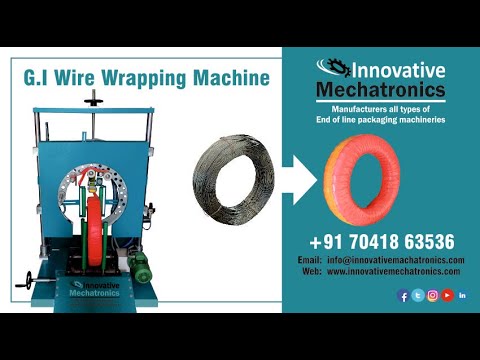 wire wrapping machine manufacturers | wire coil packing machine