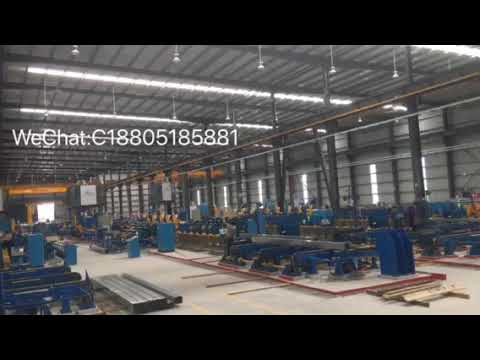 Automatic palletizing and packing production line for welded pipe production