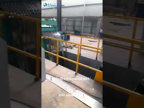 Steel sheet metal coil slitting machine production line