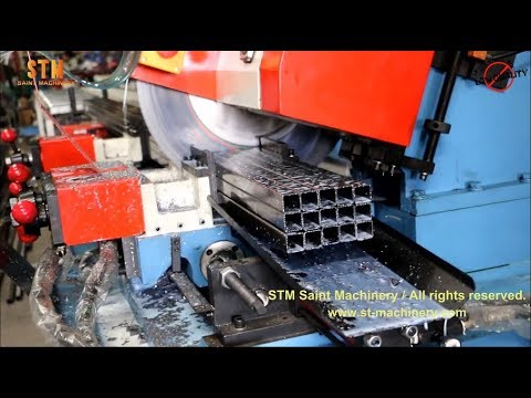 STM square tubes bundle cutting machine, CNC cutting machine, Máquina Cortadora de tubos automática