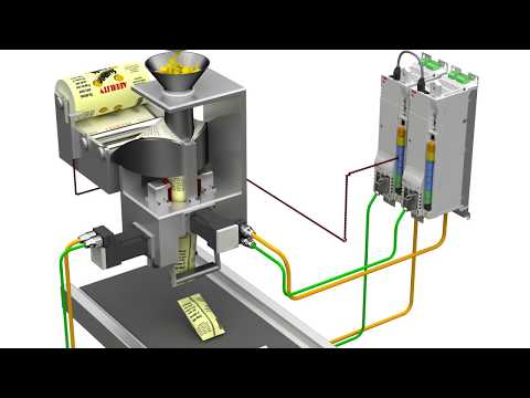 Packaging - Vertical Form Fill Seal (VFFS) using ABB servo drives