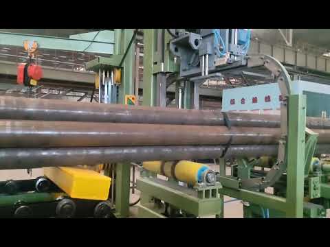 Automatic steel tube strapping machine