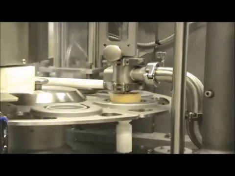 Hummus Packing Line - Packaging Automation FP-8 Pot Filling and Sealing Machine