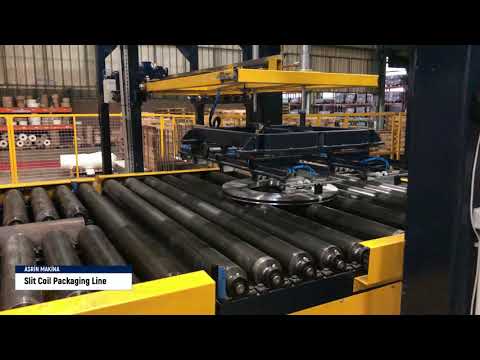 Slit Coil Packaging Line (Otomatik Bant Paketketleme Hattı) Asrın Makina.