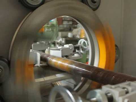 Rod orbital wrapepr and bar wrapping machine