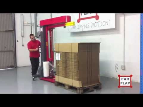 Forklift pallet wrapper ماكينة استرتش باليت متحركة